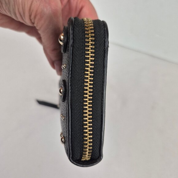 Kate Spade Studded Black Leather Wallet - Picture 3 of 16